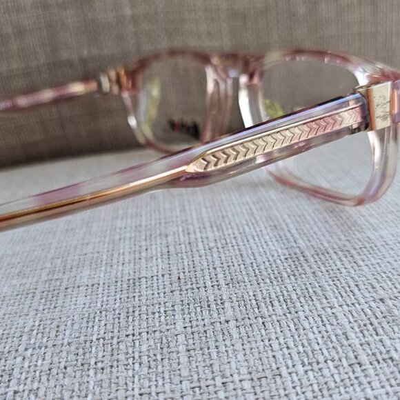 Marchon Men Glasses/Eyeglasses Frame READER Smoke Brown Frame France - Picture 9 of 12